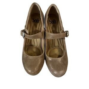 Sofft- Miranda Metallic Mary Jane’s, Women's Size 8